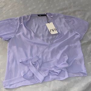Lavender blouse